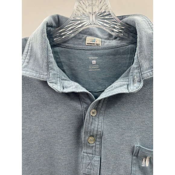 Johnnie-O Men’s Short Sleeve Slim Fit Cotton Blend Polo Cove Blue Size XL - Picture 3 of 9